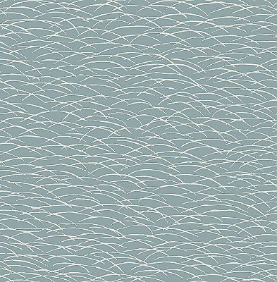 Hono Blue Abstract Wave Wallpaper
