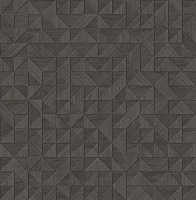 Gallerie Black Triangle Geometric Wallpaper