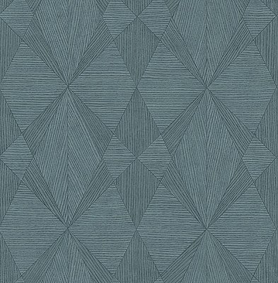 Intrinsic Teal Textured Geometric Wallpaper