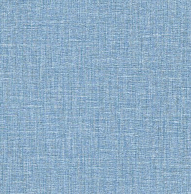 Jocelyn Blue Faux Linen Wallpaper
