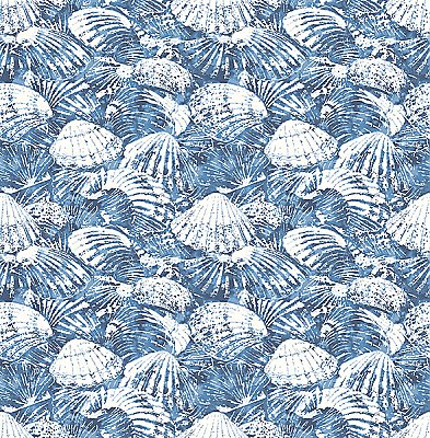 Surfside Blue Shells Wallpaper