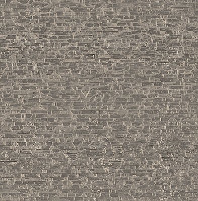 Belvedere Taupe Faux Slate Wallpaper