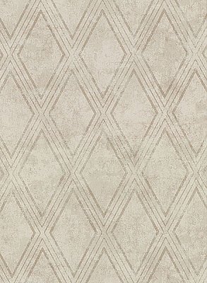 Dartmouth Taupe Faux Plaster Geometric Wallpaper
