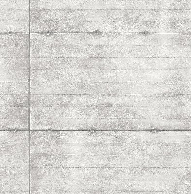 Reuther Grey Smooth Concrete Wallpaper