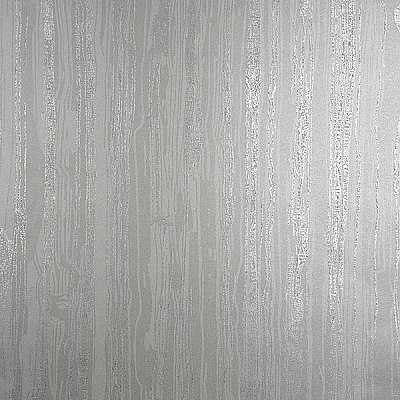 Nova Silver Faux Wood Wallpaper