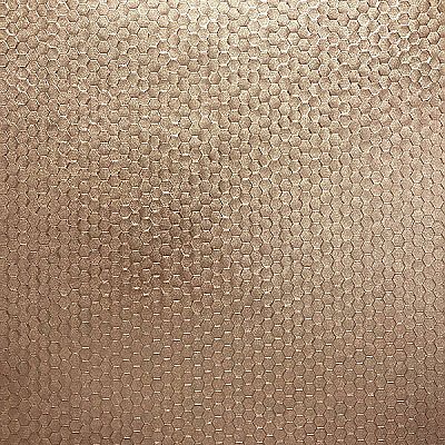 Carbon Rose Gold Honeycomb Geometric Wallpaper