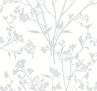 Southport Light Grey Delicate Branches Wallpaper