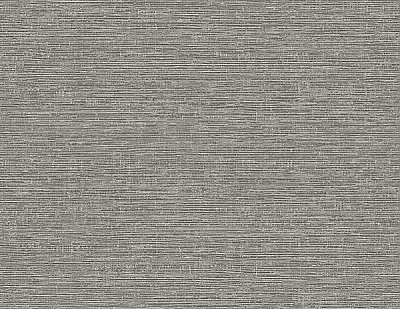 Tiverton Charcoal Faux Grasscloth Wallpaper
