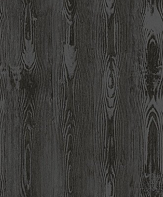 Jaxson Metallic Faux Wood Wallpaper