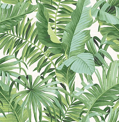 Alfresco Green Tropical Palm Wallpaper