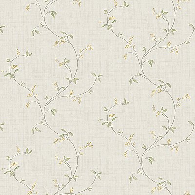 Madeley Grey Floral Scroll Wallpaper