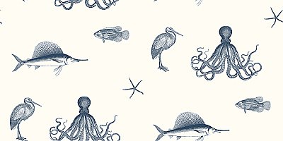 Oceania Navy Sea Creature Wallpaper