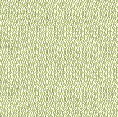 Sweetgrass Green Lattice Wallpaper