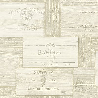 Randolph Cream Wine Boxes Wallpaper