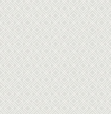 Napa Light Grey Geometric Wallpaper
