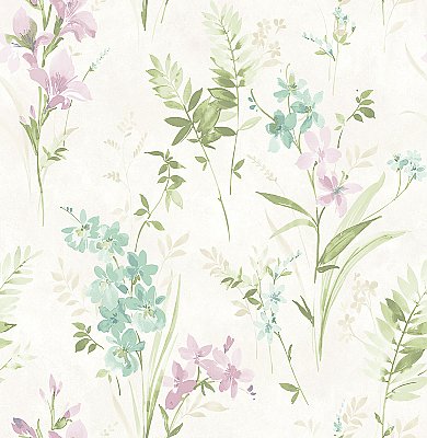 Henrietta Multicolor Floral Wallpaper