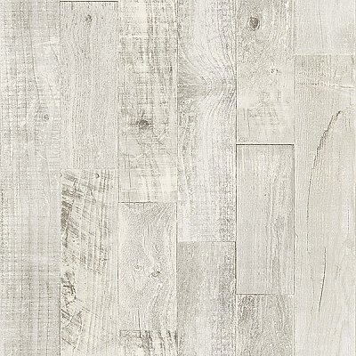 Chebacco Light Grey Wooden Planks Wallpaper