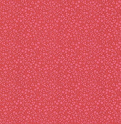 Gretel Red Floral Meadow Wallpaper