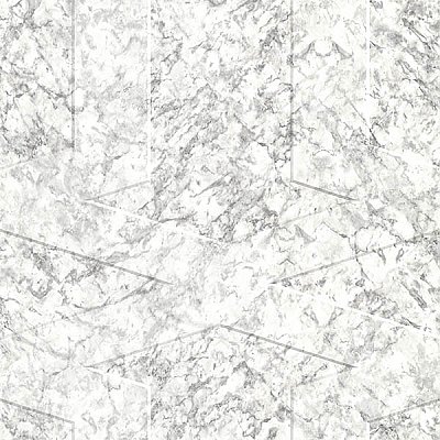 Anatoli Grey Marble Geometric Wallpaper