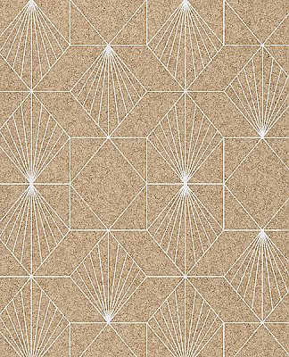 Halcyon Neutral Geometric Wallpaper