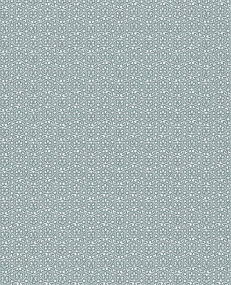 Lotte Slate Floral Geometric Wallpaper