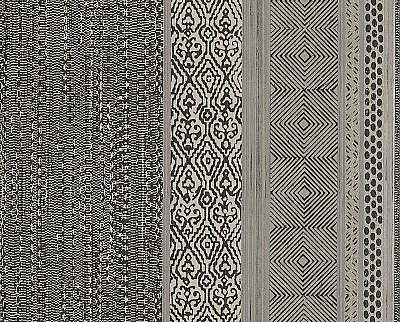 Setif Taupe Stripe Wallpaper