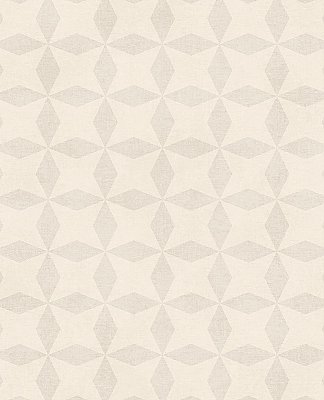Frey Cream Geometric Wallpaper