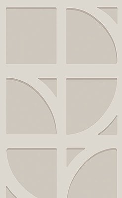 Shapes Silver Curved Trellis Wallpaper