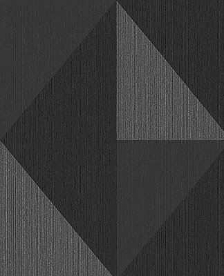 Diamond Silver Tri-Tone Geometric Wallpaper