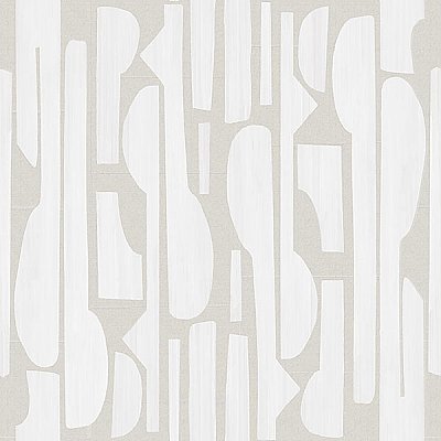 White Linen Tapestry Wall Mural