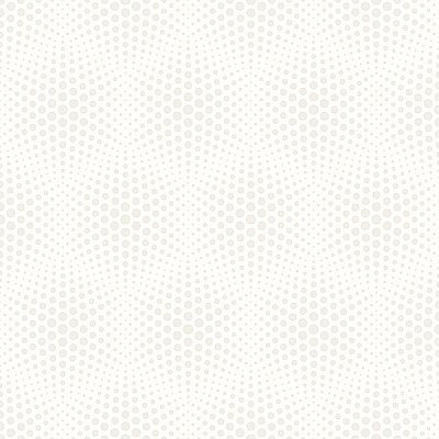 Milo White Bubble Geometric Wallpaper