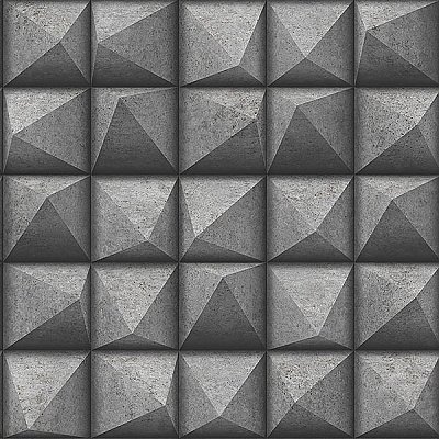 Dax Black 3D Geometric Wallpaper