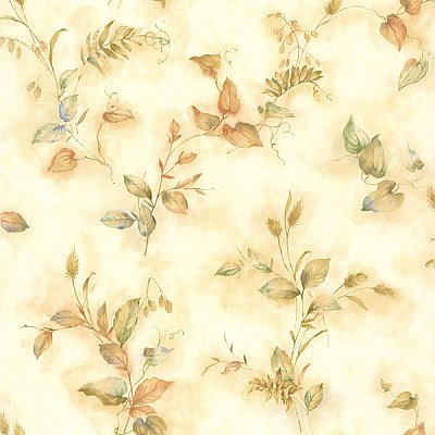 Congedi Gold Leaf Sprigs Wallpaper