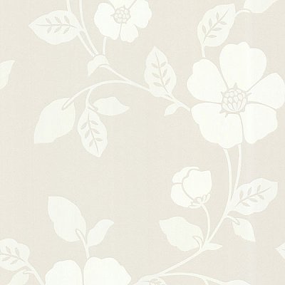 Zync Cream Modern Floral Wallpaper