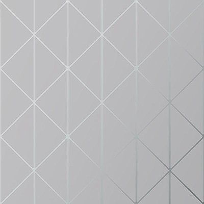 Diamonds Grey Geometric Wallpaper
