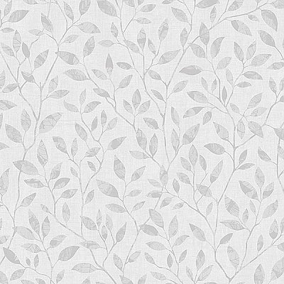 Willow Light Grey Silhouette Trail Wallpaper
