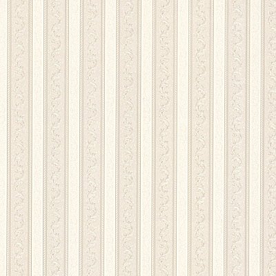 Kendra Neutral Scrolling Stripe Wallpaper
