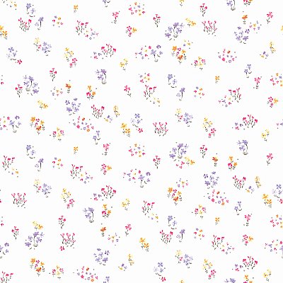 Watercolor Floral Bouquet Wallpaper
