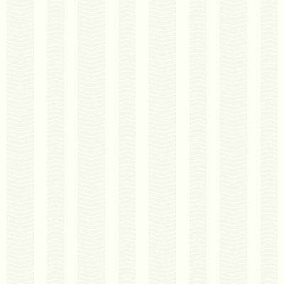 Ashford House Dart Stripe Wallpaper - White