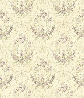 Georgiana Tearose Lilac Cameo Wallpaper