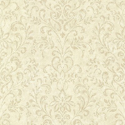 Presley Sand Country Damask Wallpaper