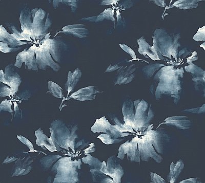 Midnight Blooms Wallpaper