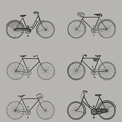 Turnblad Grey Bicycle Wallpaper