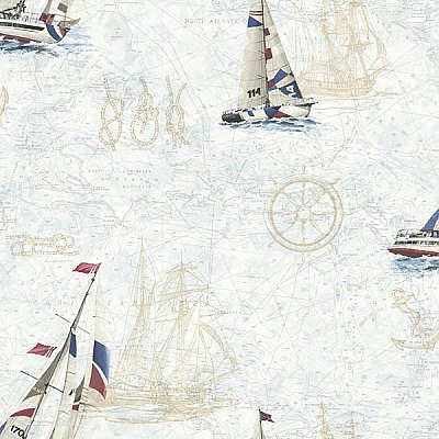 Flagler Navy Water'S Edge Map Wallpaper