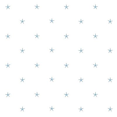 White Sands Aqua Starfish Wallpaper