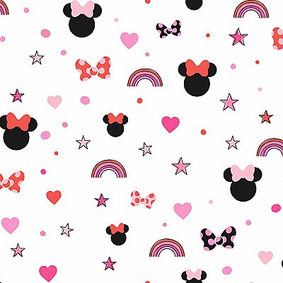 Disney Minnie Mouse Rainbow Wallpaper