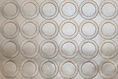 Dream On Embroidered Circles Wallpaper