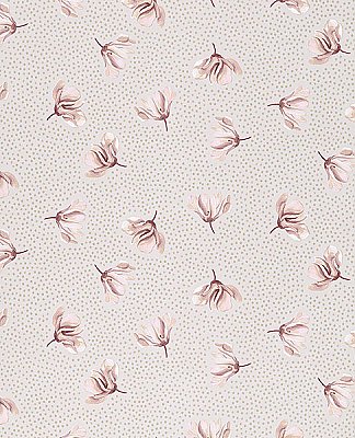 Mullein Blush Floral Wallpaper