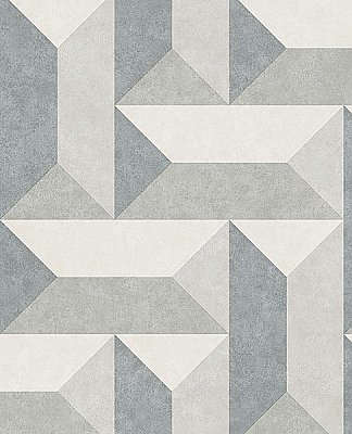 Sigge Slate Geometric Wallpaper