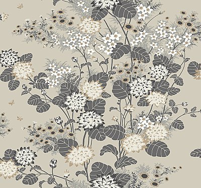 Chinese Floral Wallpaper